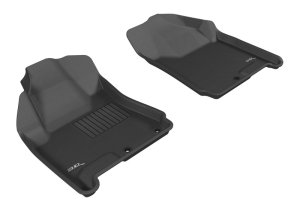 Cadillac SRX Floor Mat Set - Front - 3D MAXpider - Kagu - Black - `10-`16